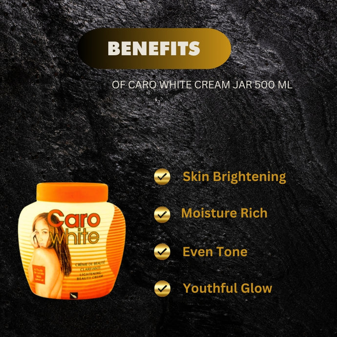 Caro White Cream Lightening Skin Jar 500ml (Free Shiping)
