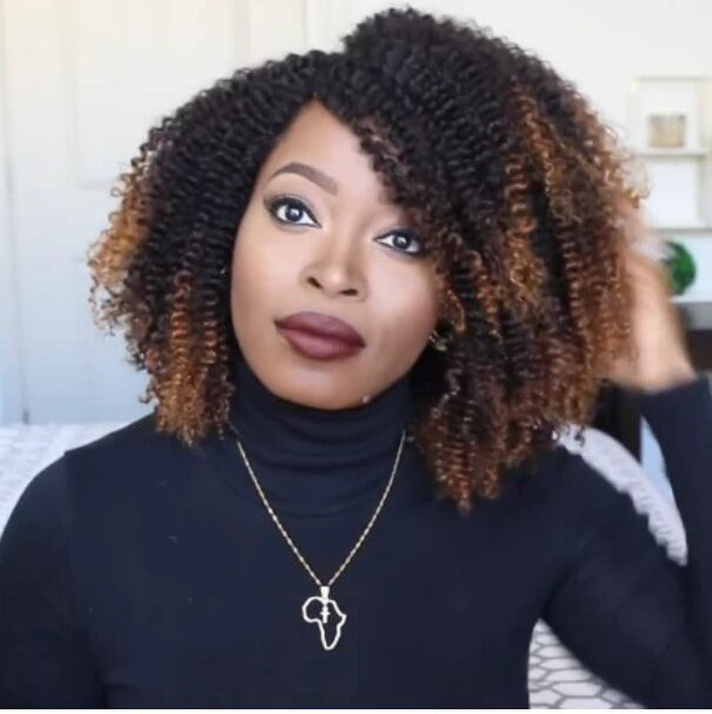 Wig Short Curly Hair Explosion Head Small Curly Wig Wig