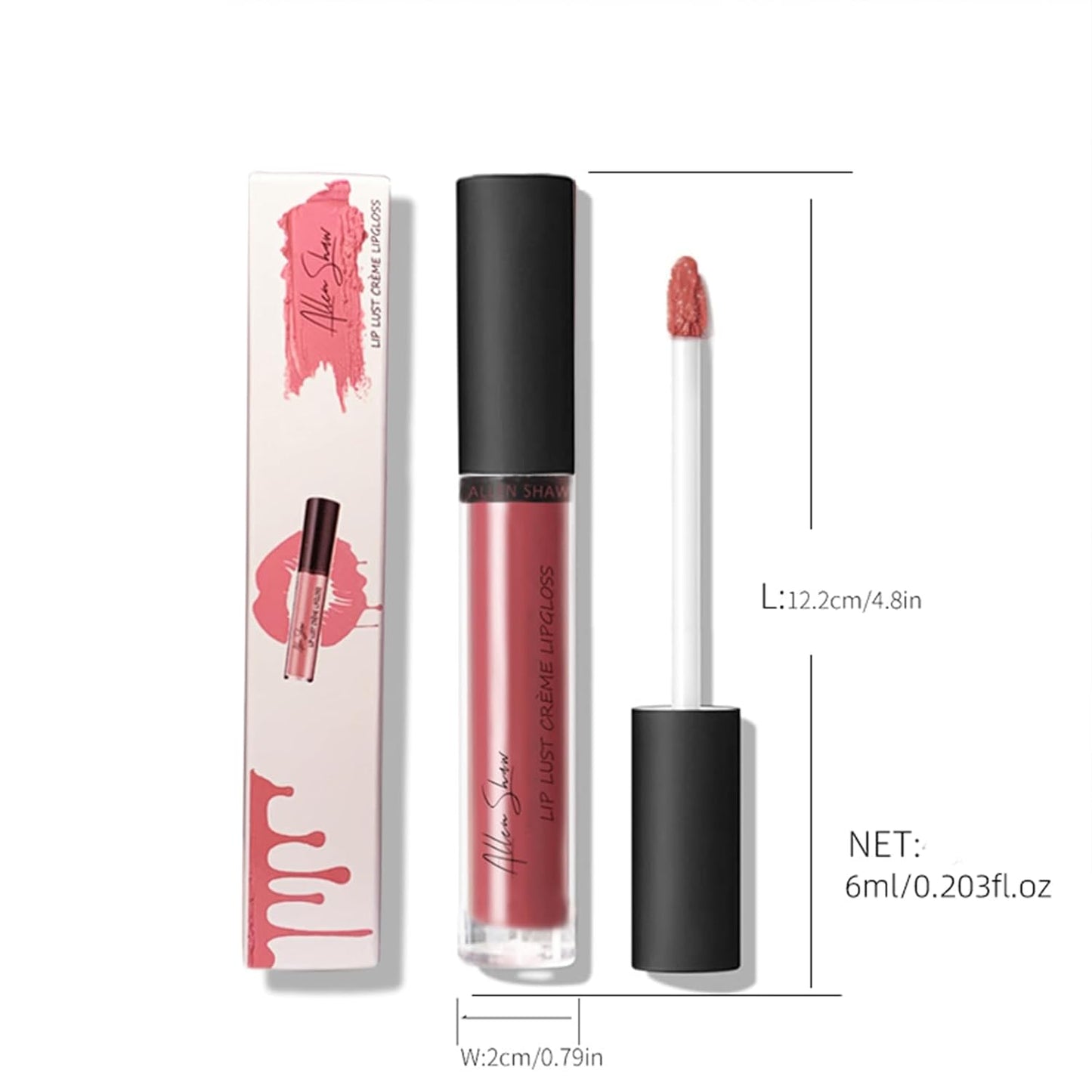 3Colors Cream Texture Lipstick, Long-Lasting Moisturizing Velvet Lipstick, Non-Stick Lip Gloss, Hydrating Lip Tint Natural Jelly Lipstick, Waterproof Non-Fading Liquid Lipstick for Women