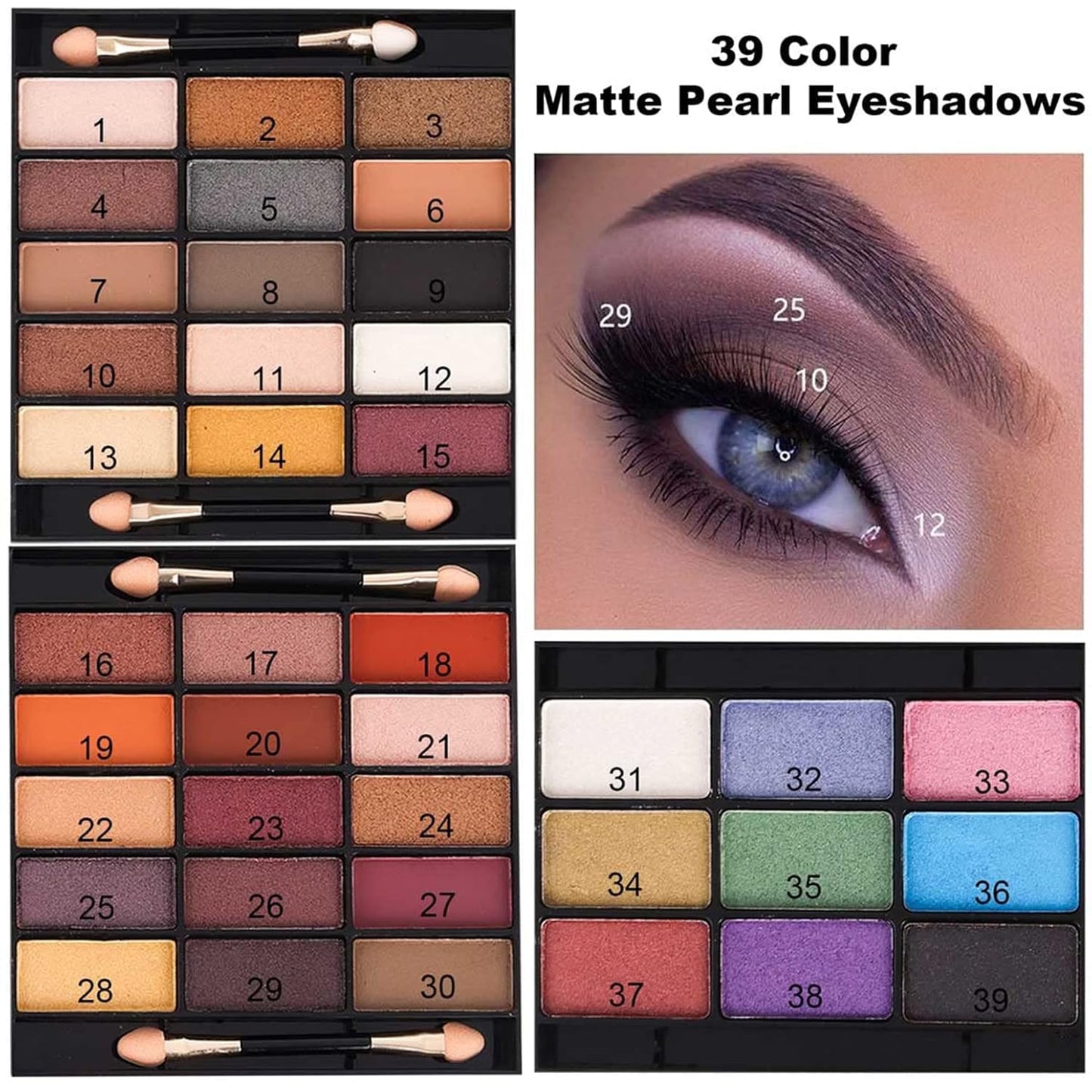 58 Colors Professional Makeup Kit for Women, All in One Full Makeup Gift Set for Women Girls Beginner with Eye Shadow Blush, Lipstick, Compact Powder, Mascara, Eyeliner, Lip Liner, Eyebrow Pencil,