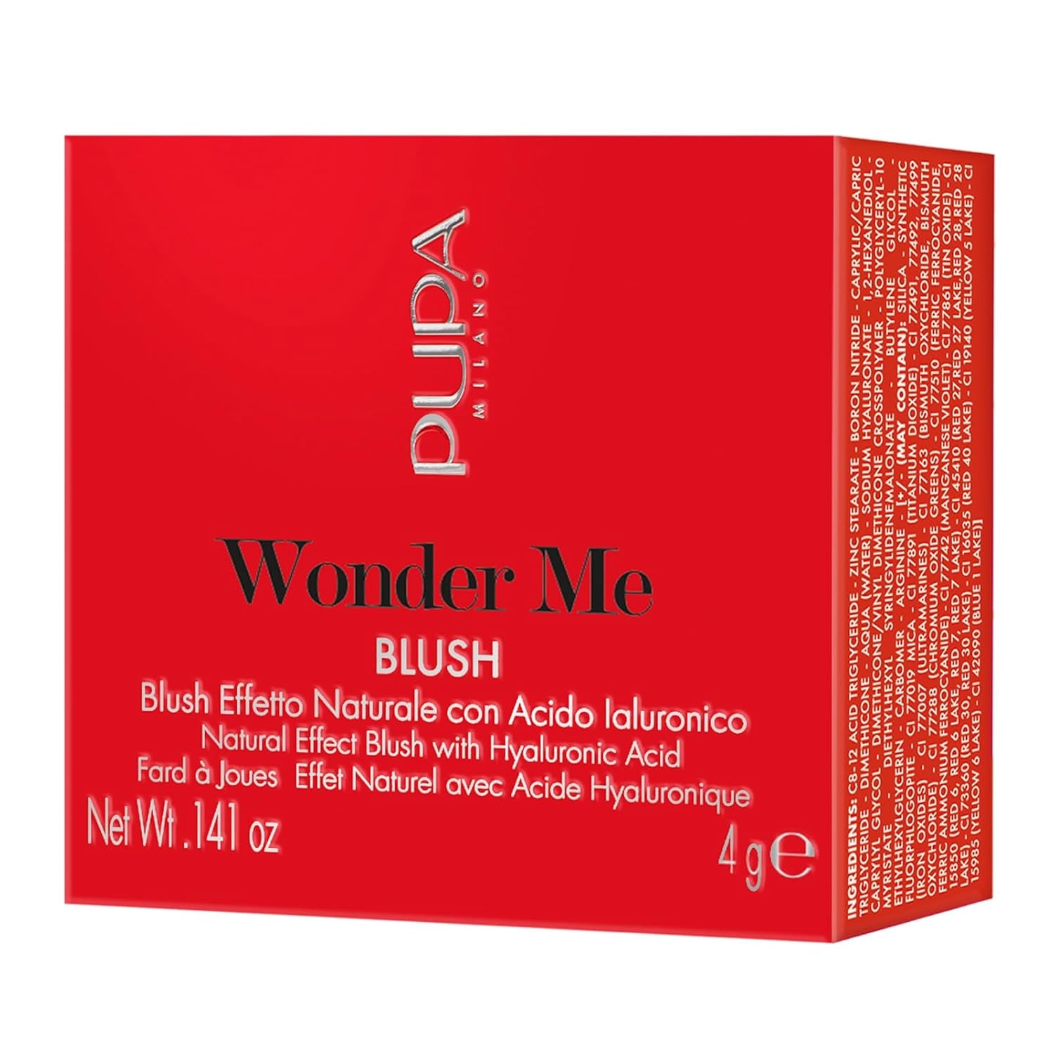 Milano Wonder Me Blush, 008 so Cozy, Matt, 0.141 Oz - Smooth Texture - Blends Easily - No Powdery Effect - Talc-Free - Paraben-Free - Enriched with Hyaluronic Acid - Powder Make Up