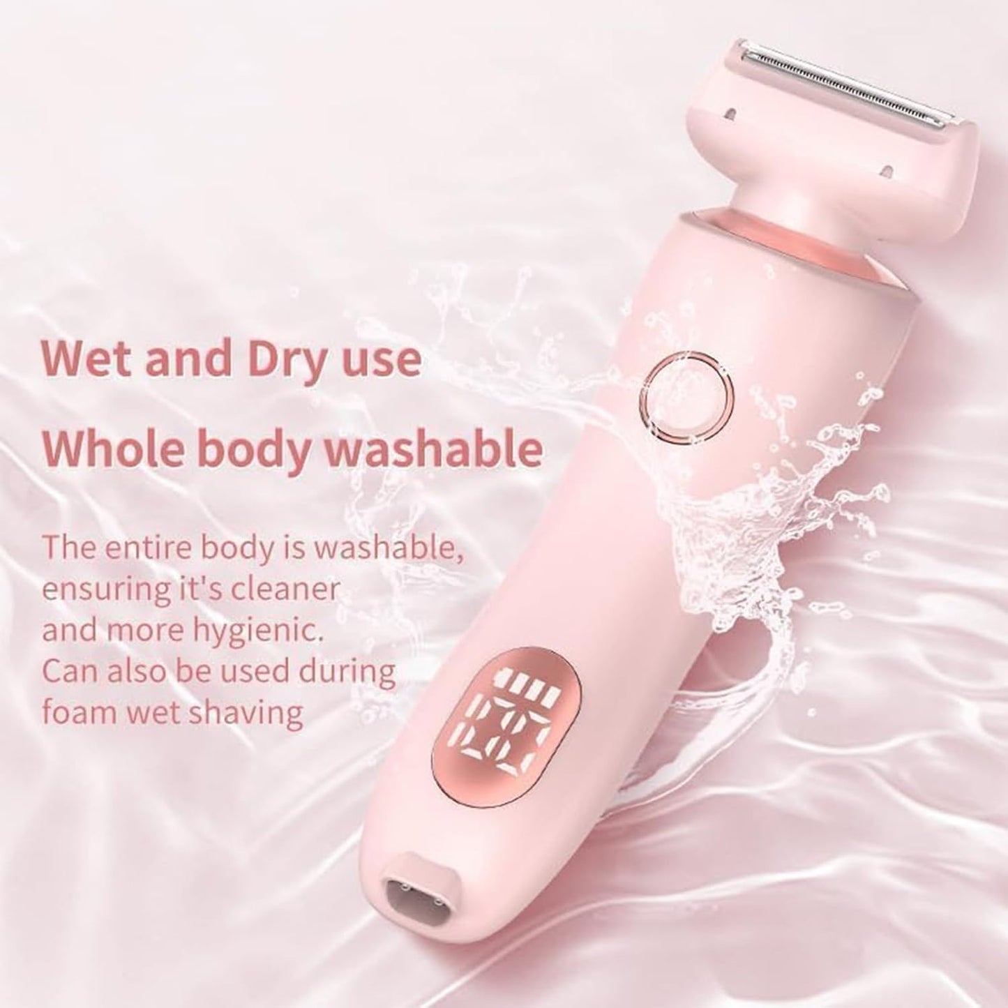 2 in 1 Hair Removal Epilator USB Rechargeable Trimmer Women Body Razor Face Leg Armpit Bikini Hand Pubic Shaver Hair Remover
